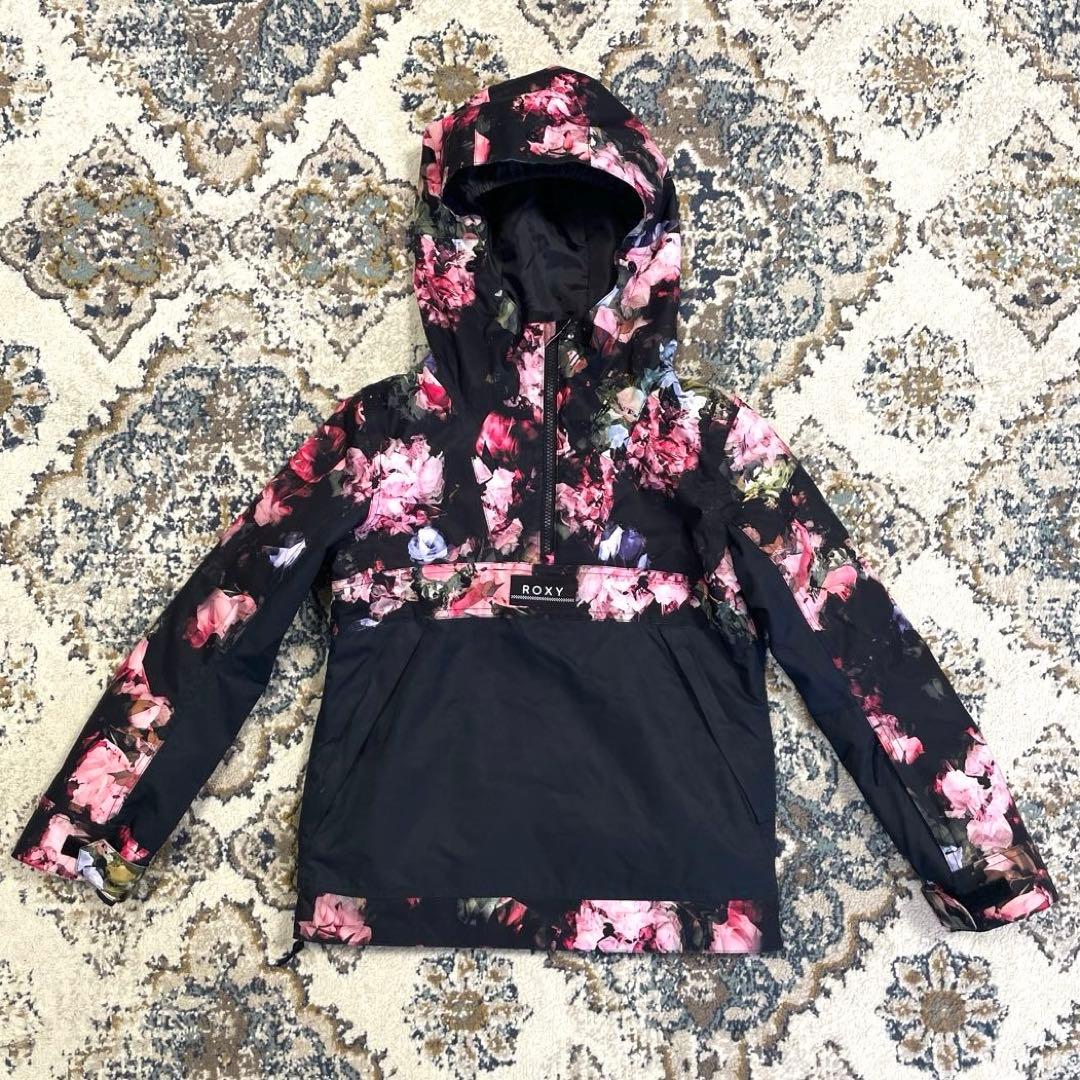 ROXY 花柄 スノーボードウェア 140 ジャケットのみ キッズ #1