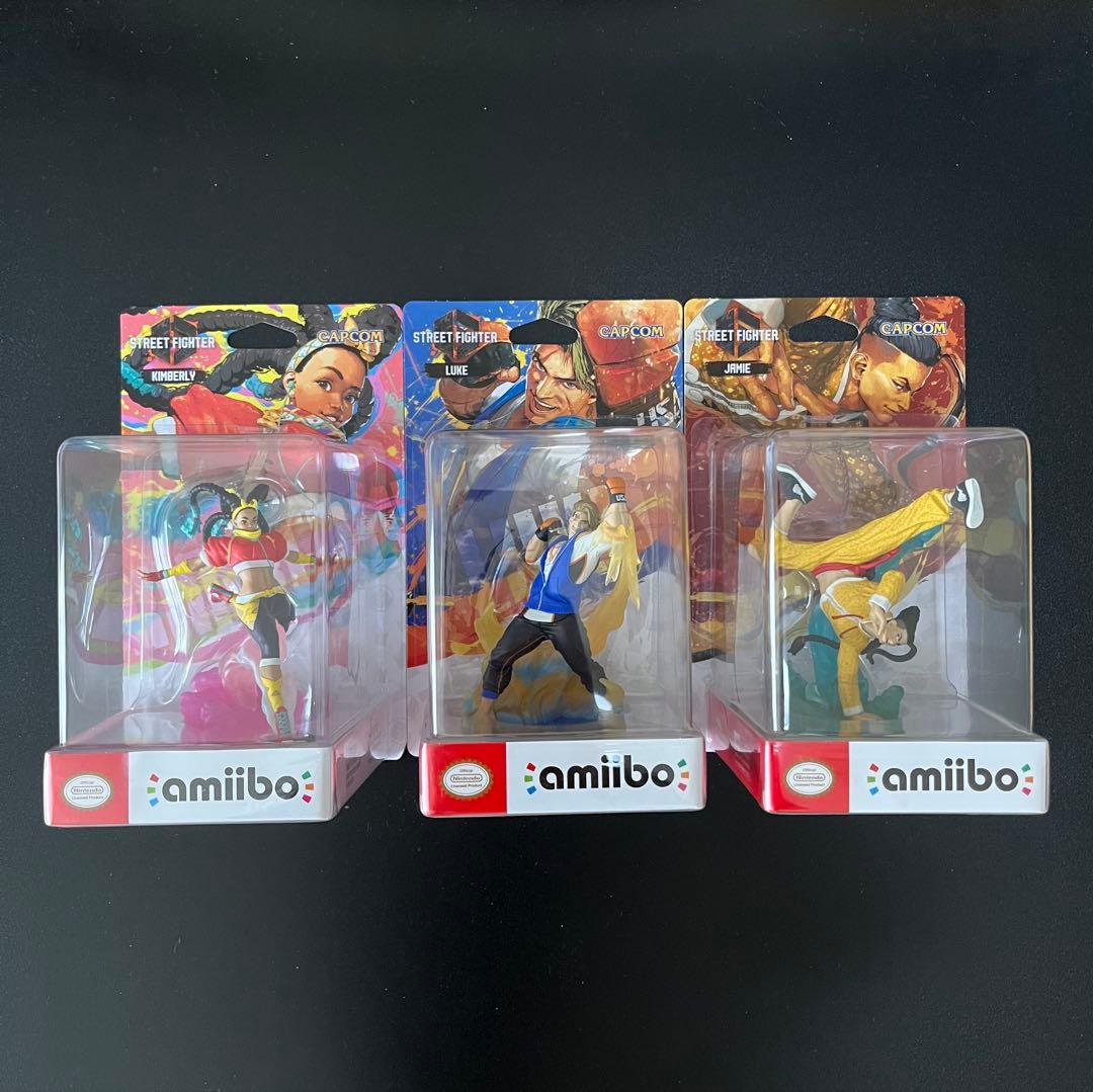 amiiboルーク+ジェイミー+キンバリー【ストリートファイター6】 3点セット