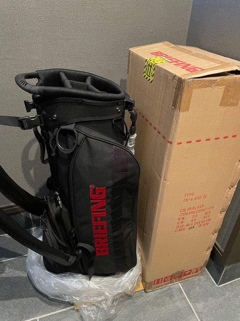 ブリーフィング ゴルフ キャディバッグ CR-4 BRIEFING 【新品】