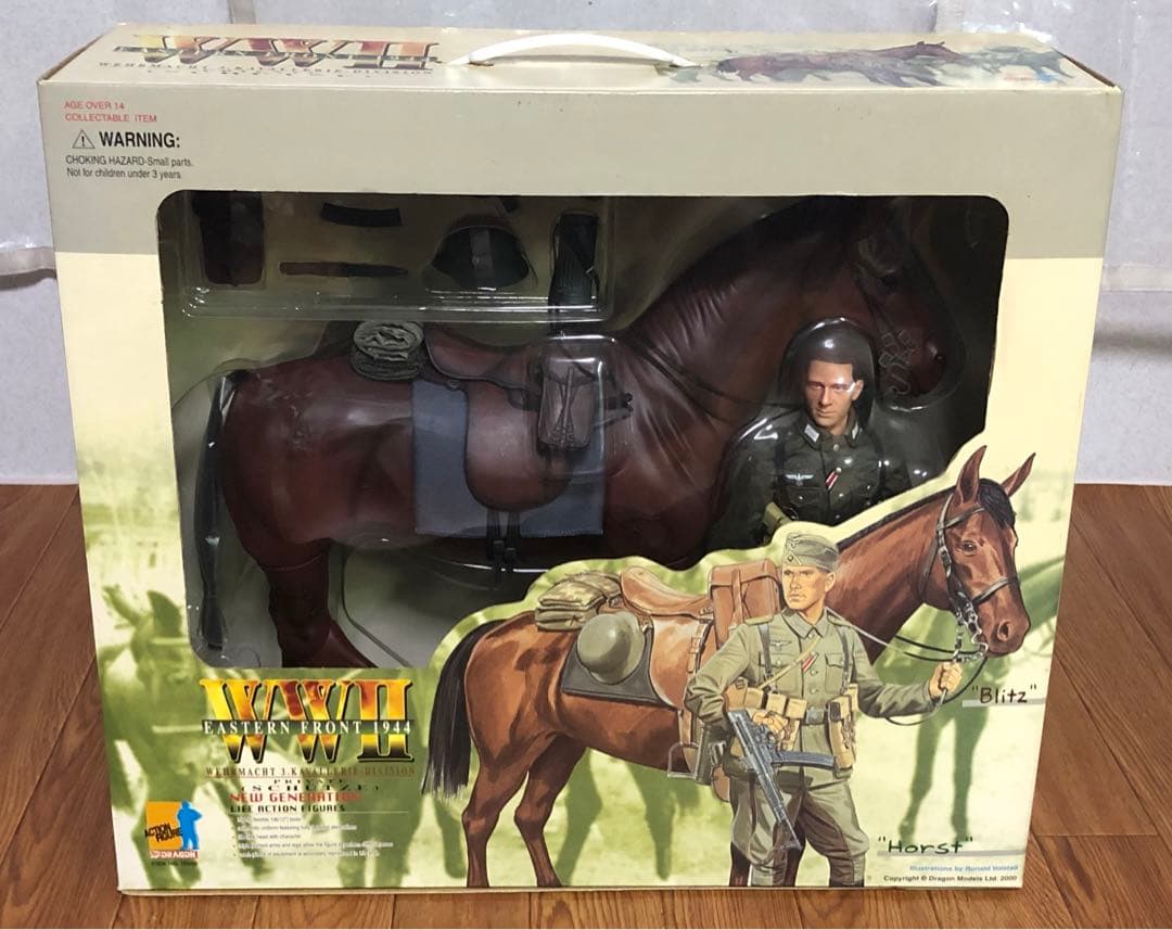 DRAGON社製　軍馬、ドイツ兵士フィギュア　未開封　1/6スケール