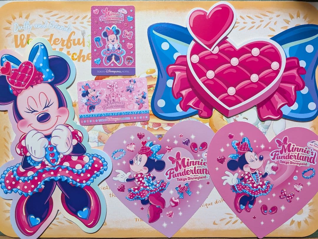 ディズニーランドホテル パルパルーザ ミニー ファンダーランド ルームキー 2種