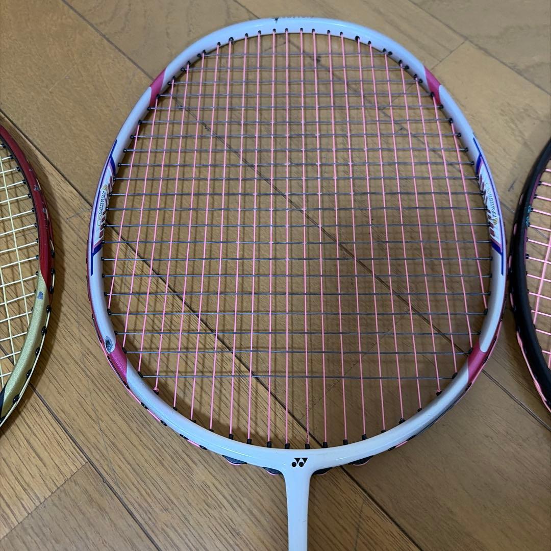 バドミントンラケット 3本セット Carbonex ヨネックス