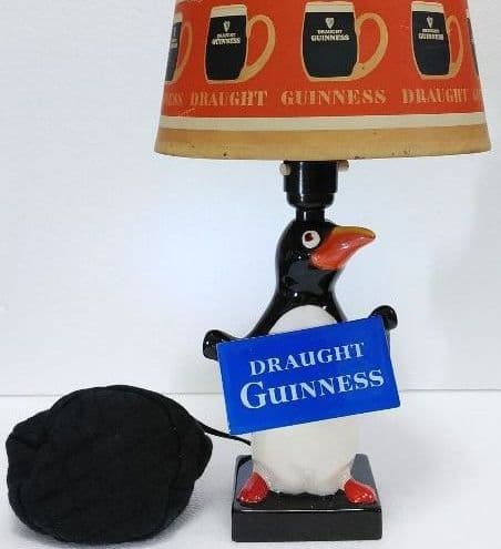 ペンギン ギネスビールGUINNESS初代電灯スタンド❤︎完全フルオリジナル製品