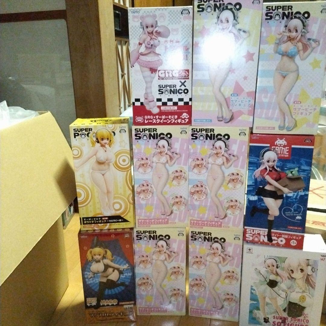 すーぱー そに子 すーぱー ぽちゃ子 フィギュア サマービーチ レースクィーン