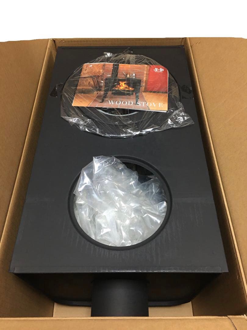 【新保製作所】角型薪ストーブ 新品未使用