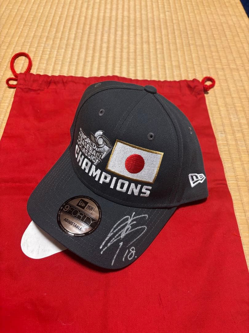 ドジャース 山本由伸 直筆サイン キャップ 侍ジャパン