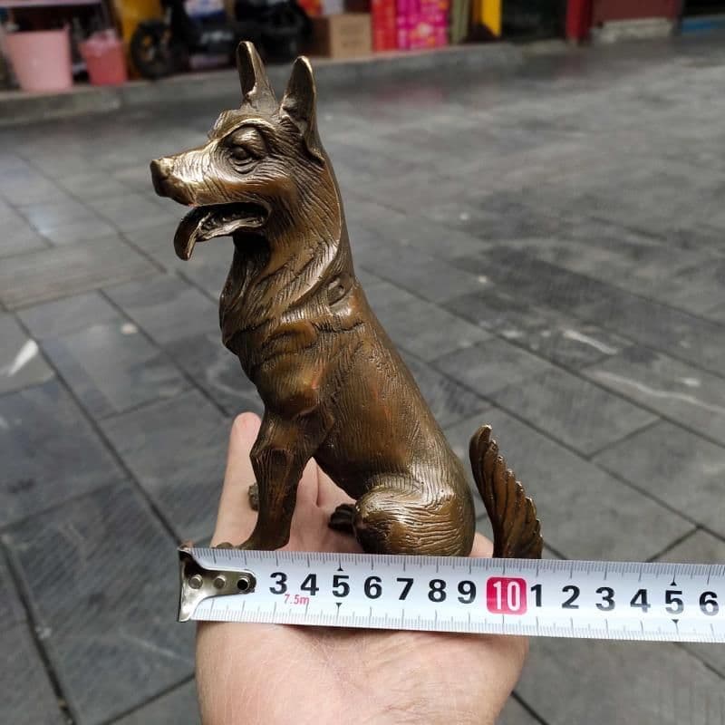 十二支犬 銅製 装飾品 工芸品 美術品 置物