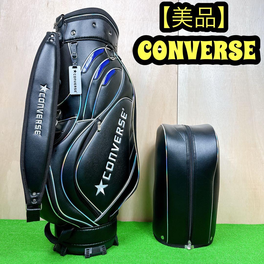 【美品】 CONVERSE コンバース キャディバッグ 5分割 カート型