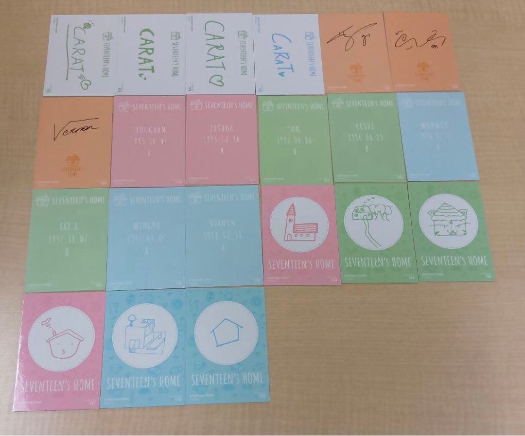 ❶ SEVENTEEN  2021 セブチ トレカ 69枚 まとめ売り