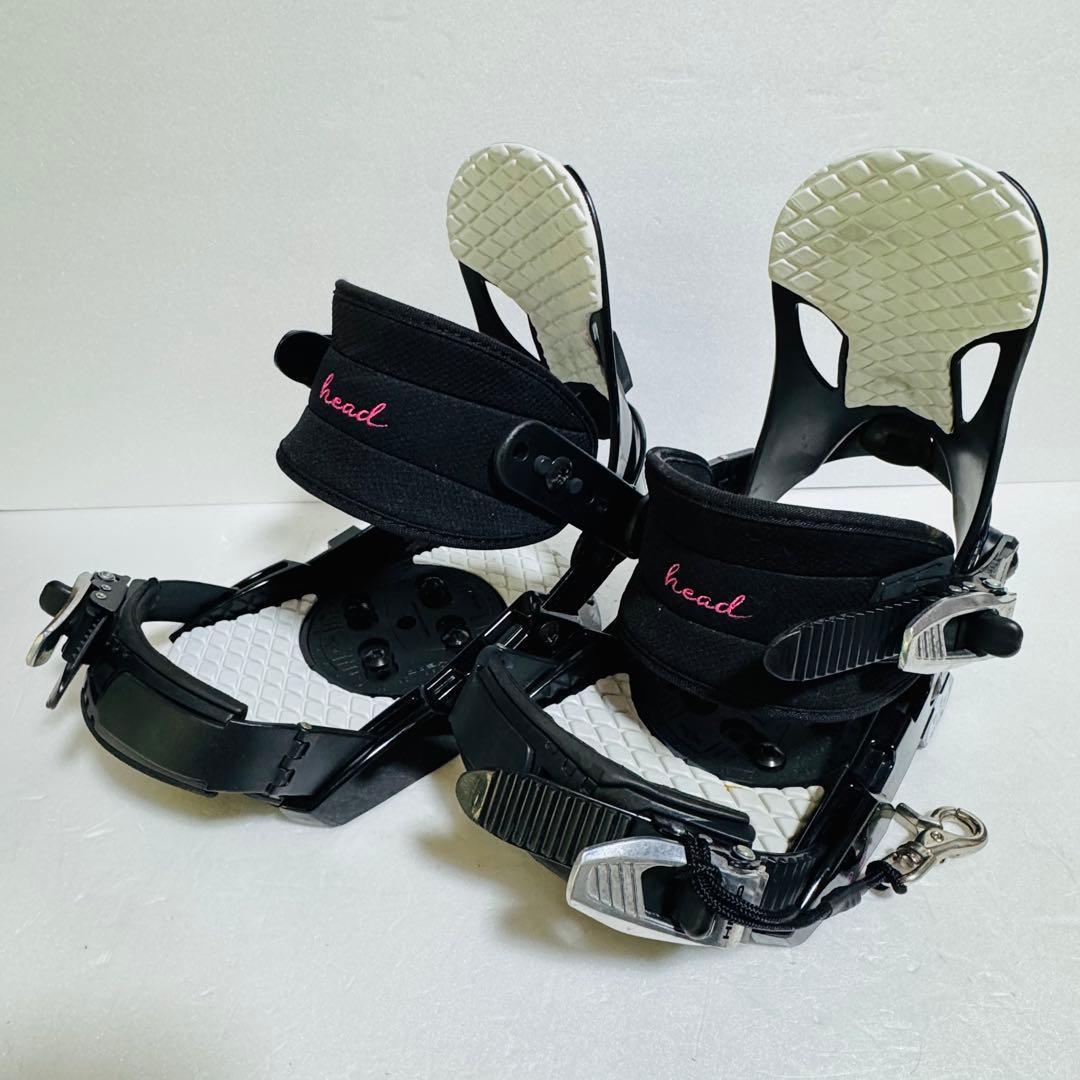 sサイズ　head スノーボードビンディング 黒/白初心者女性レディース