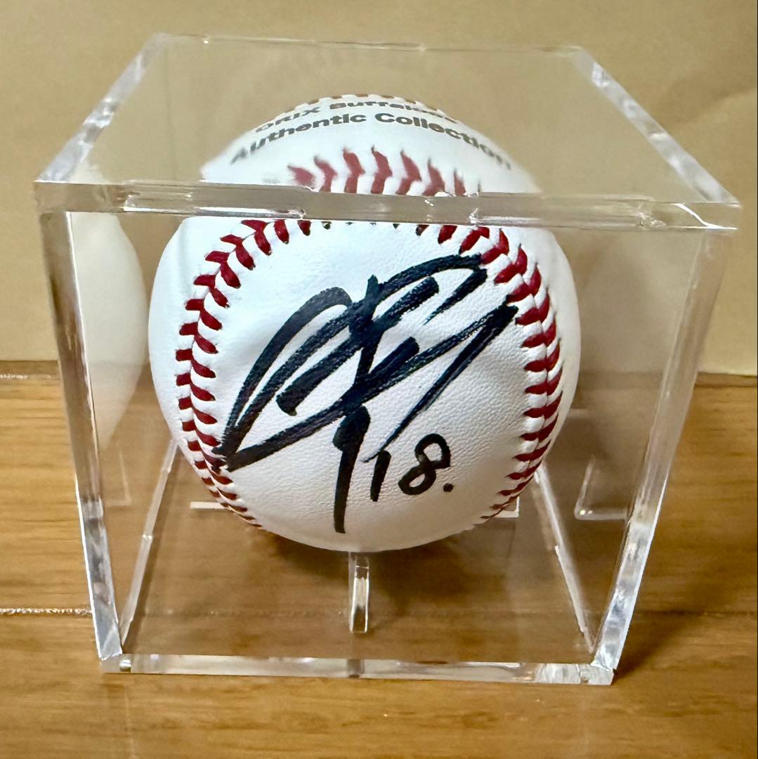 山本由伸　オリックス・バファローズ　直筆サインボール　ドジャース　球団公式販売