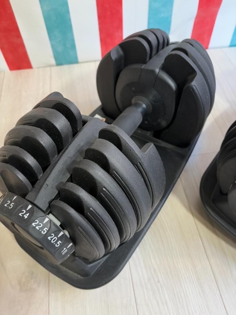 MRG ダンベル 可変式 ダイヤル式 24kg 1/2
