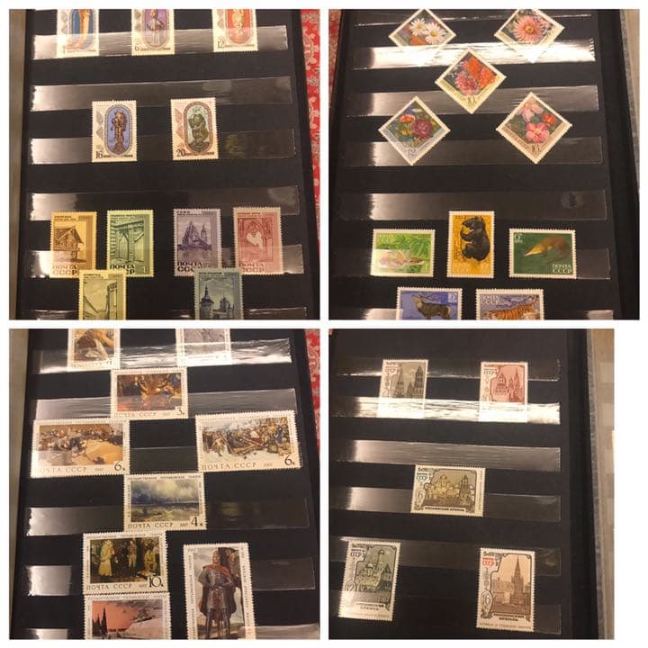 1960-70年代　旧ソ連　ヴィンテージ　切手　全135枚