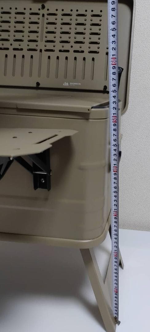 新品送料込み　アルミコンテナ　50L　フルカスタム　ブラック　キャンプ
