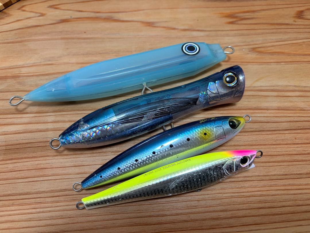 【バラ売り不可】青物用プラグ4本セット