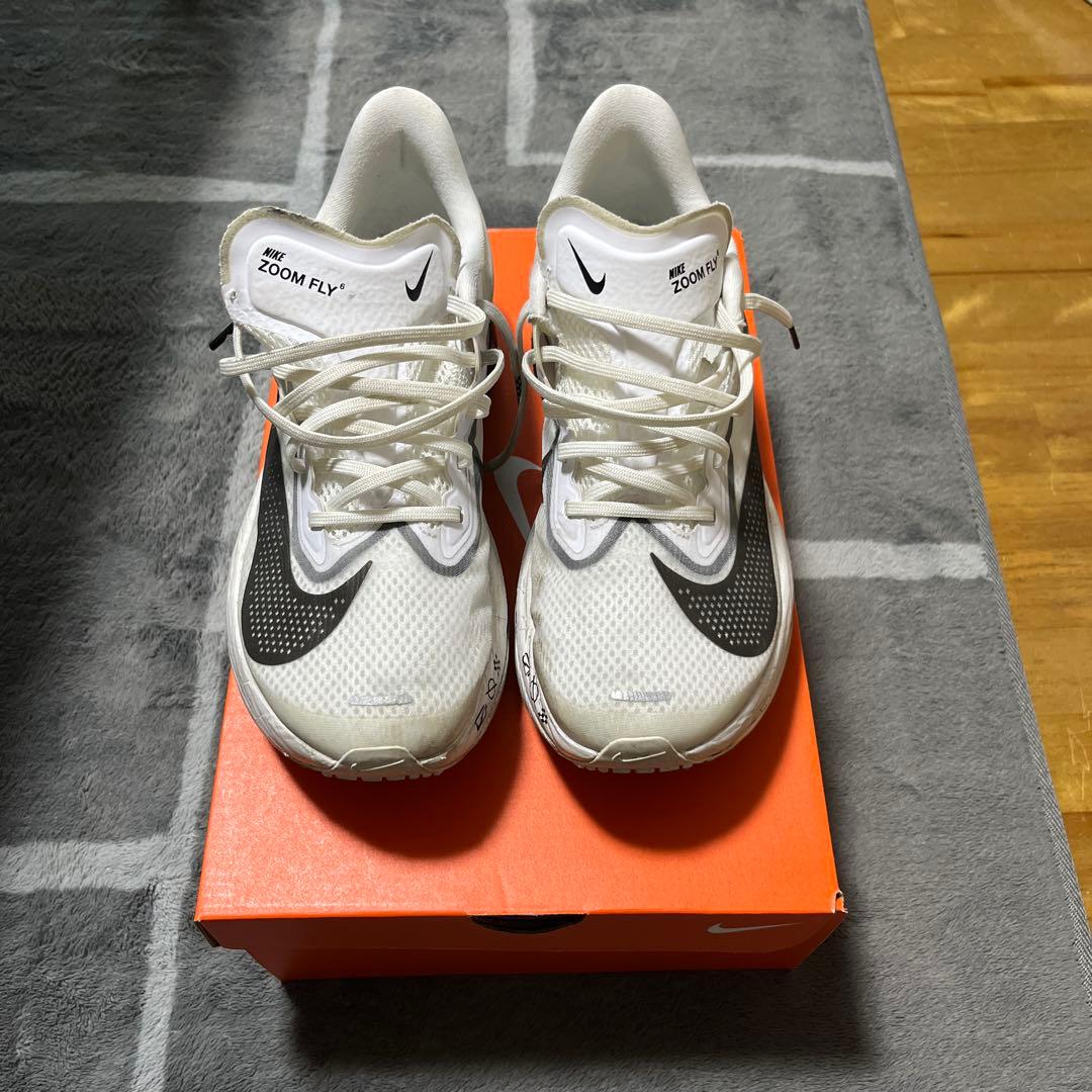 NIKE ZOOM FLY ホワイト/ブラック25.5cm