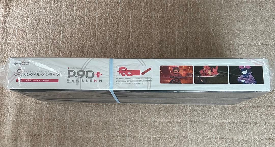 東京マルイP90レン(未開封)+販促ポスター額付+FMA P90リアスイベル