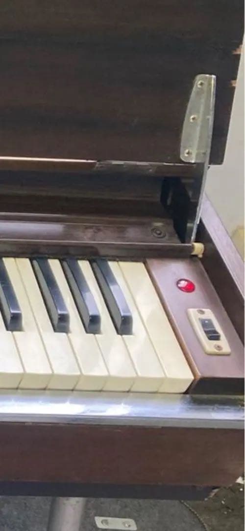 Yamaha ピアノ ダークブラウン 収納引き出し付き