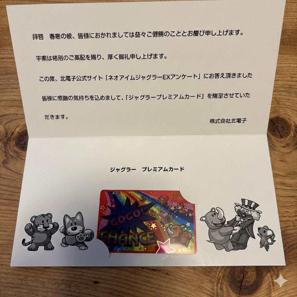 ジャグラープレミアムカード