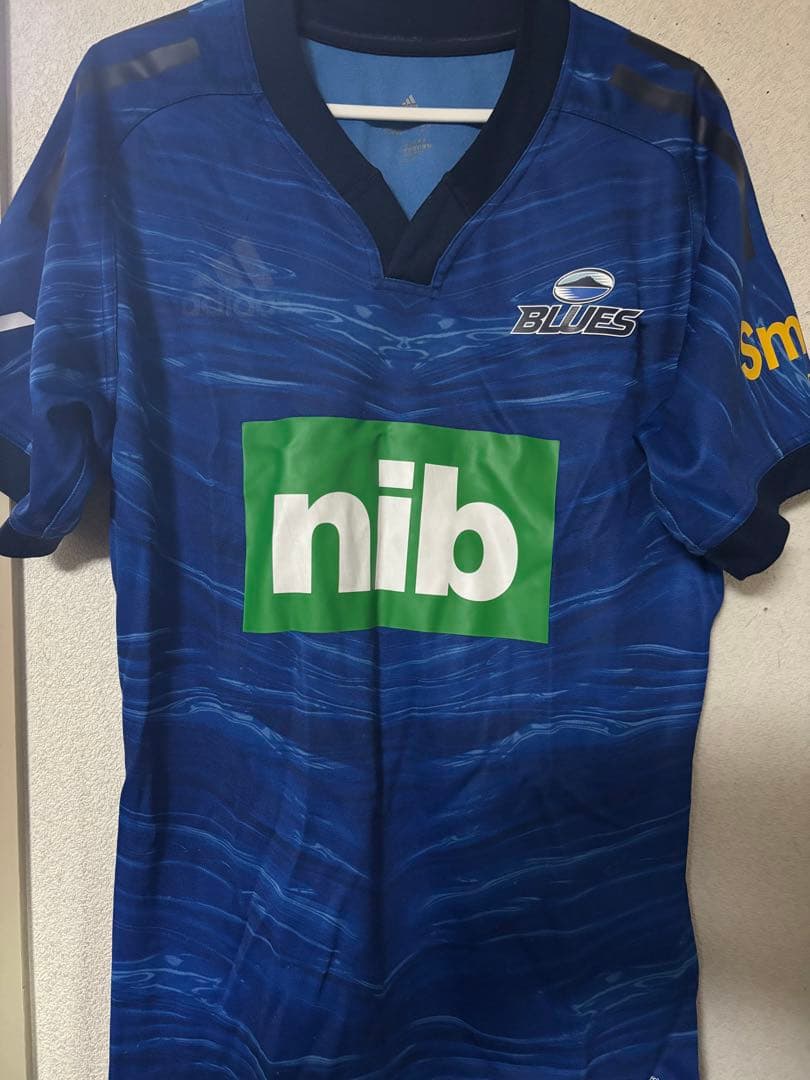 Blues ラグビージャージ adidas 青
