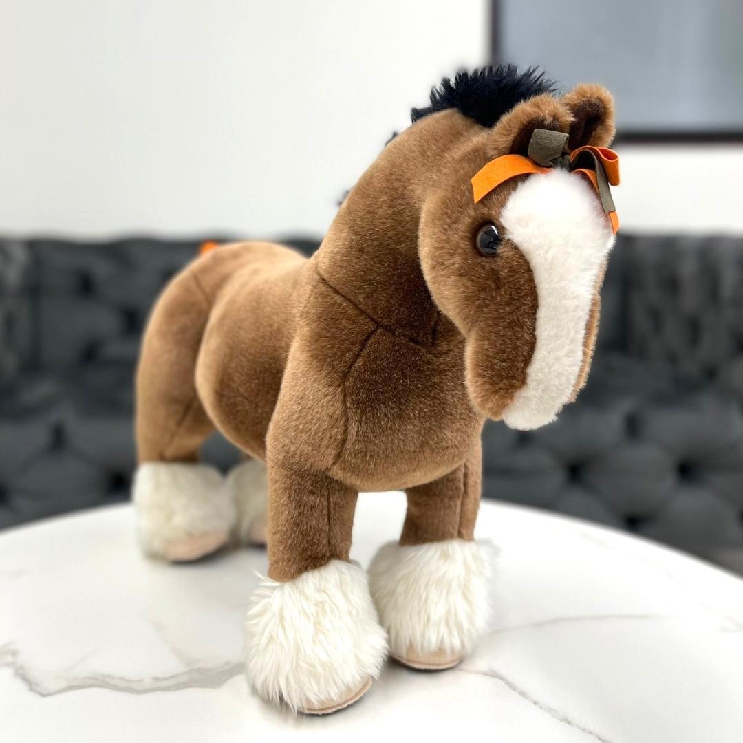 美品☆　エルメス　エルミーGM　ぬいぐるみ　ブラウン　馬　レア