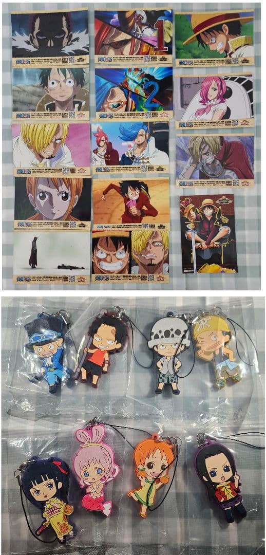 ONE PIECE　ラバスト　にいてんごむ　ブロマイド　プリン　ハンコック　ロー