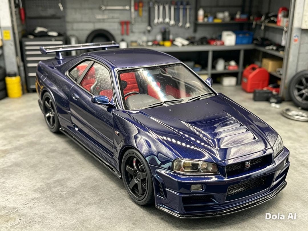 TAMIYA製NISMO R34 GTR Z-tune 完成品