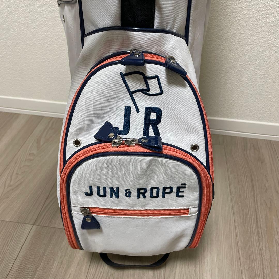 JUN & ROPE キャディバッグ ホワイト