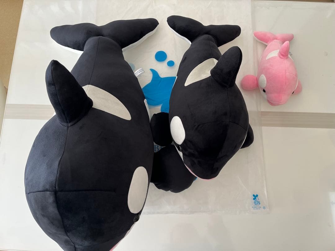 須磨シーワールド　オルカくじ　シャチ　ぬいぐるみ　1等&2等　セット売り
