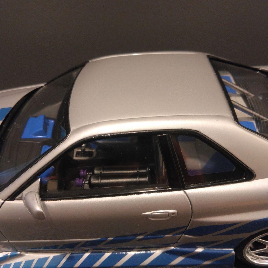 SKYLINE GT-R ワイスピ ブライアン仕様 1/24 アオシマ