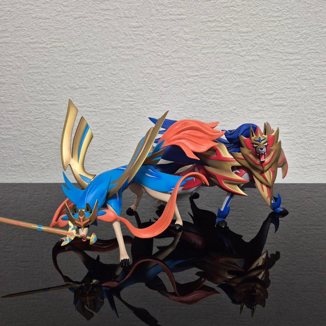 海外版 ポケモンスケールワールド ザシアン、ザマゼンタ 2体セット