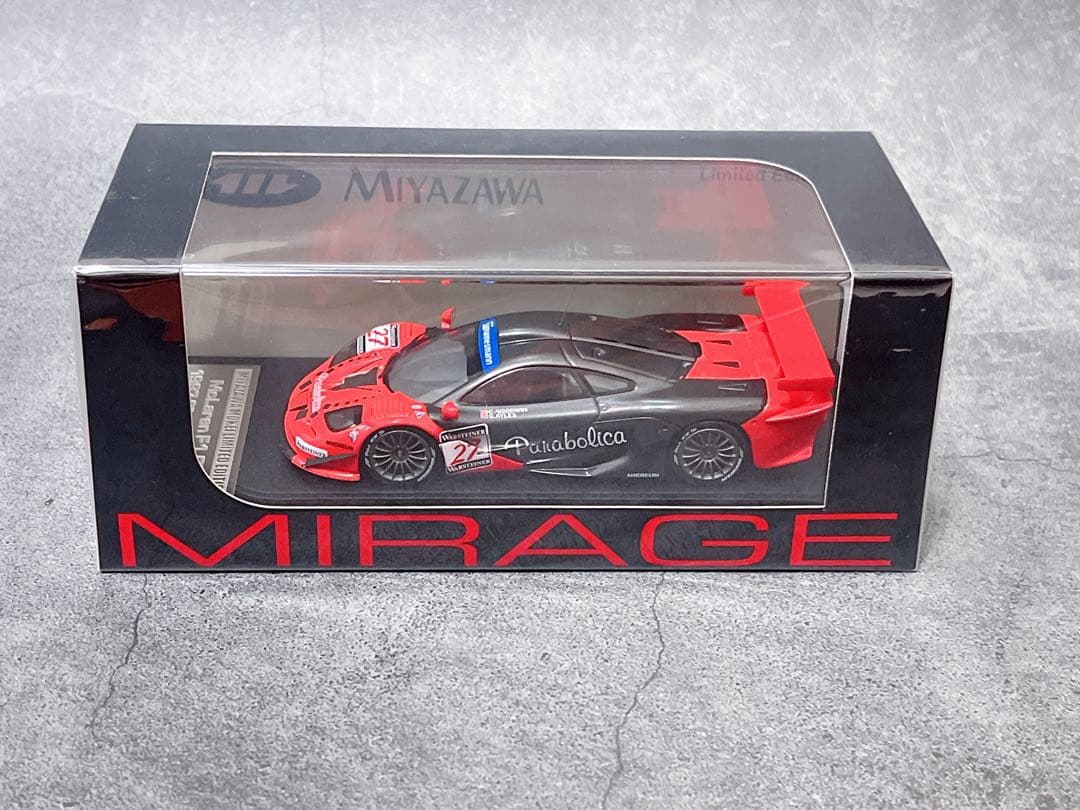1/43 HPI 宮沢模型特注 ミラージュ マクラーレン F1 GTR