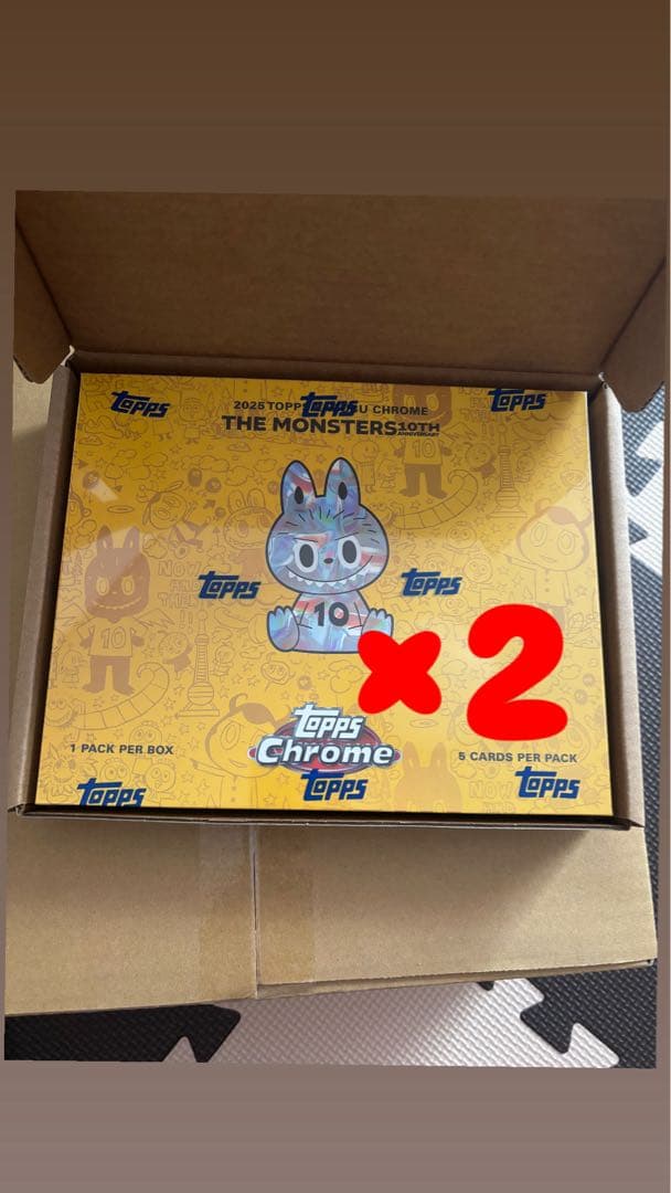 その他 2025 Topps Labubu Card box 2box