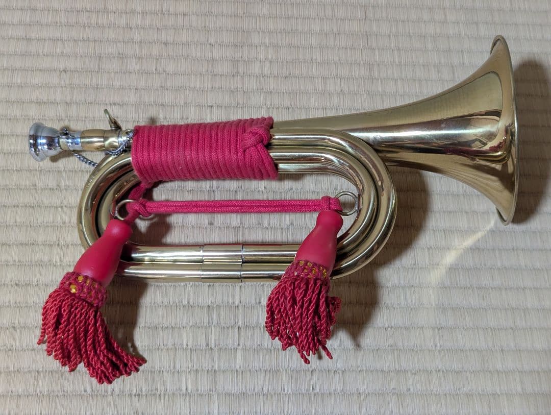 MAXTONE マックストーン　信号ラッパ 3つ巻 ゴールド仕上げ 中古