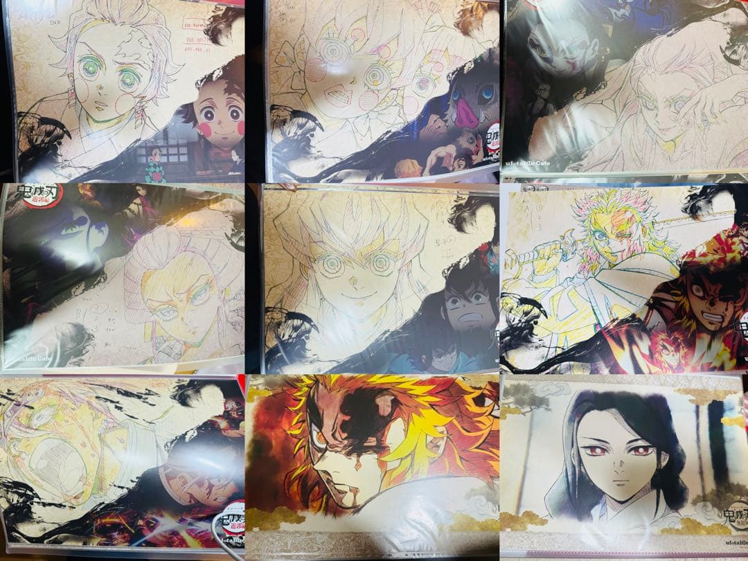 鬼滅の刃 ufotable カフェ ランチョンマット まとめ売り 60枚以上