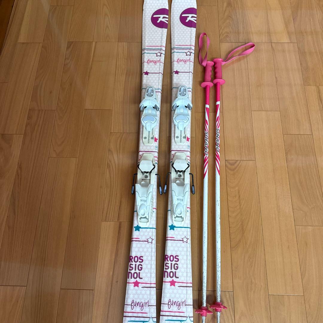 スキー　セット　ロシニョール　アルペンスキー　130