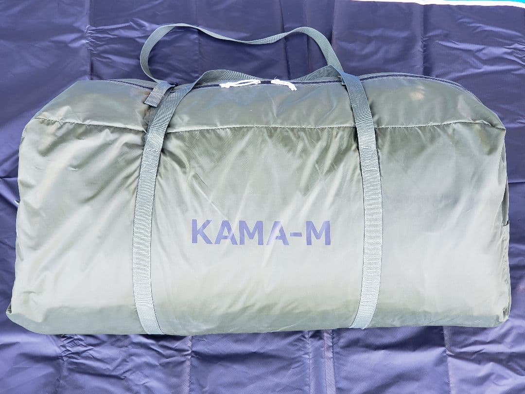 DODカマボコテント3M(カーキ)+専用マットシートセット 中古