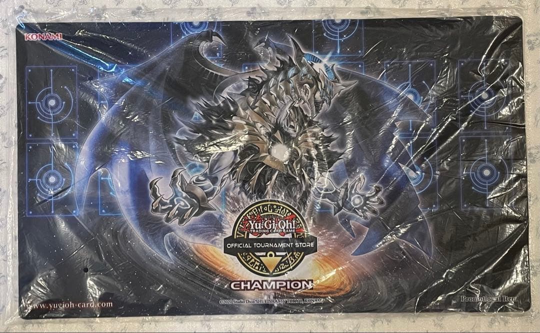 希少 海外限定 新品未開封 ブラックホールドラゴン プレイマット 遊戯王