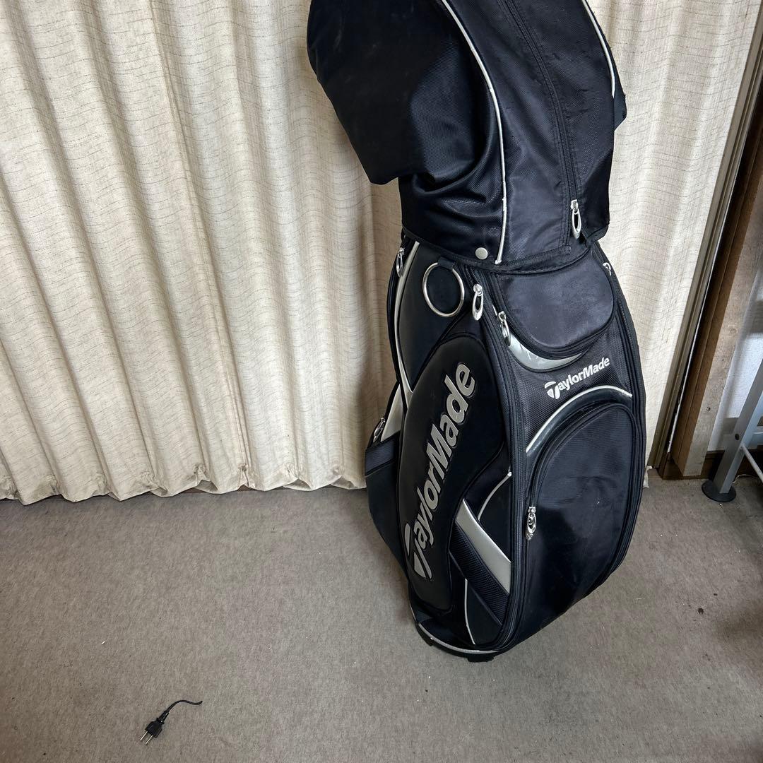 テーラーメイド　キャディバッグ　ゴルフバッグ　黒　TaylorMade
