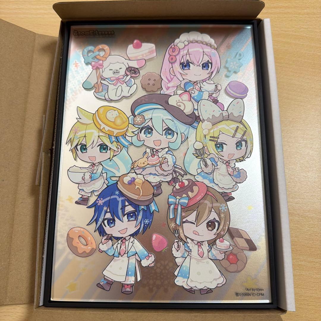  miku 2026 雪ミク スタンド式 a5パブミラー