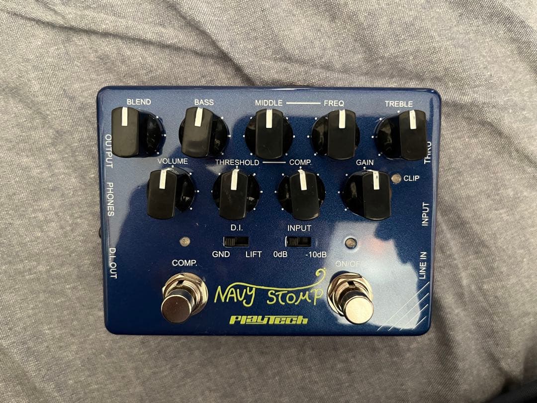 PLAYTECH ( プレイテック ) Navy Stomp ベース用プリアンプ