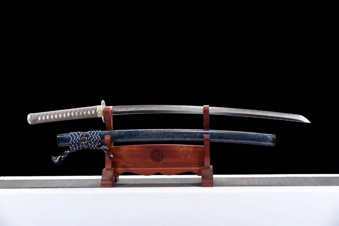T 10焼刃日本上研武士刀【流雲】 武具　刀装具　日本刀　模造刀 居合刀
