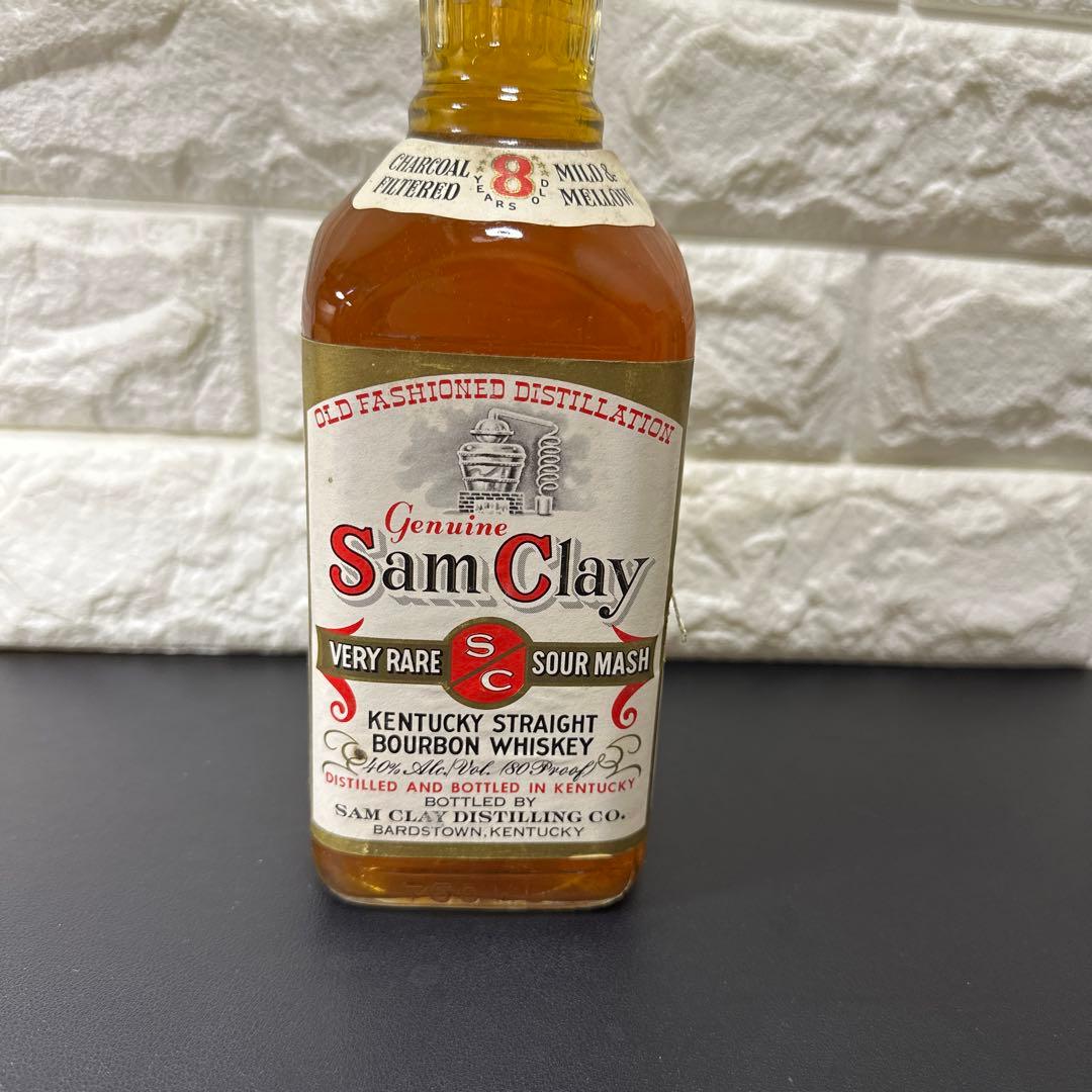 古酒 未開栓 Sam Clay サムクレイ 8年 バーボンウイスキー