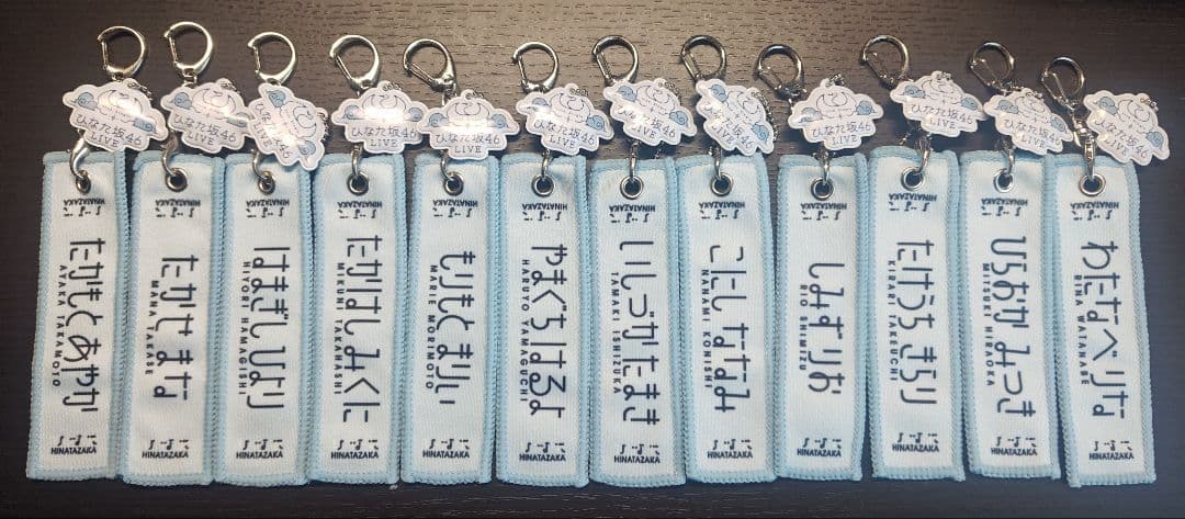 11th Single ひなた坂46 LIVE マフラータオル風キーホルダー