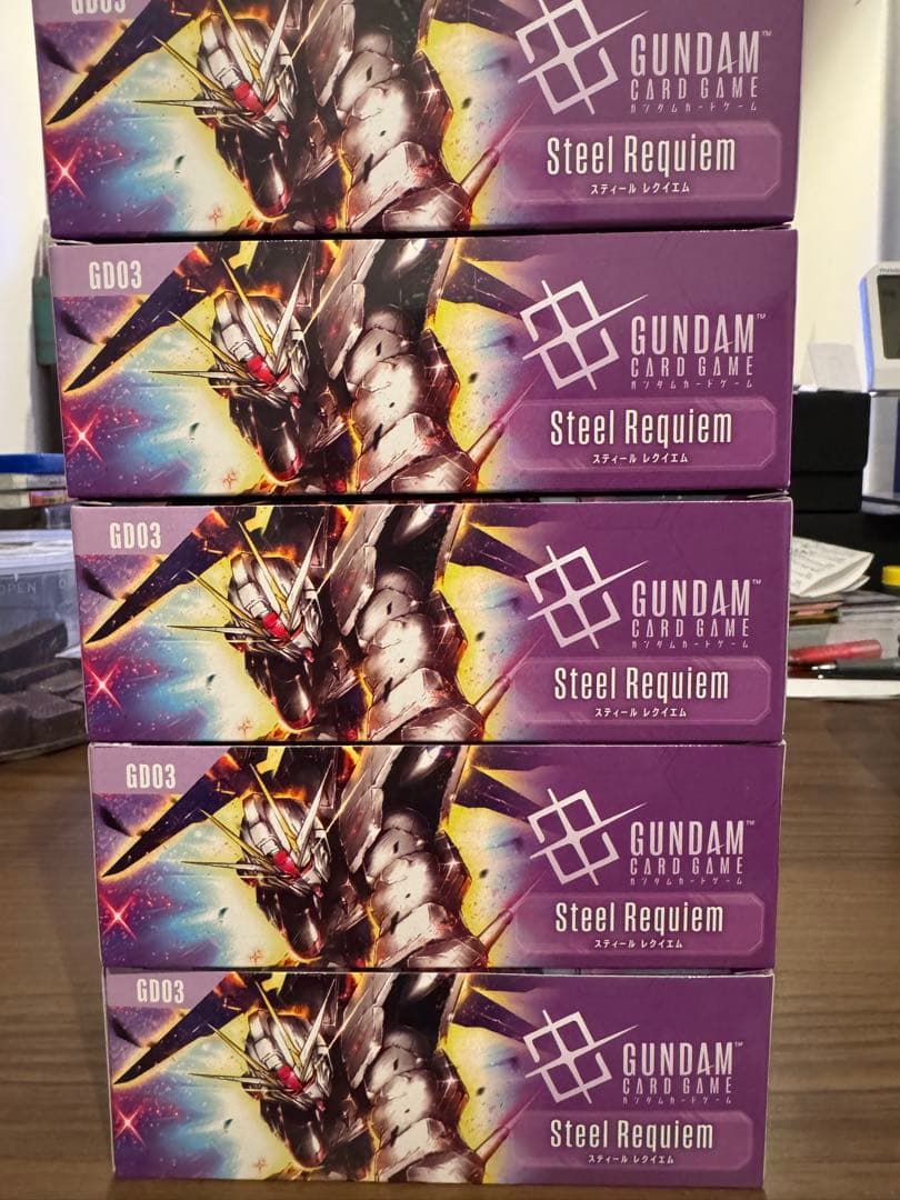 GUNDAMカードゲーム Steel Requiem GD03 5箱セット