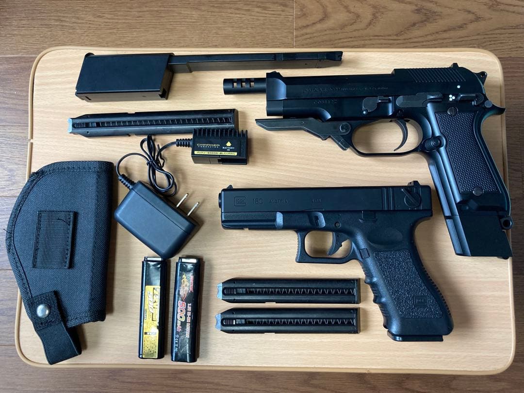 【買いお得】Glock 18C & Beretta M93R 電動ガンセット