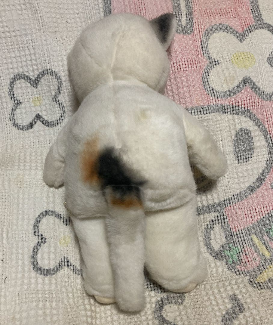 昭和レトロ　ヴィンテージ　 株エルフ　猫　ぬいぐるみ　中古品　日本製