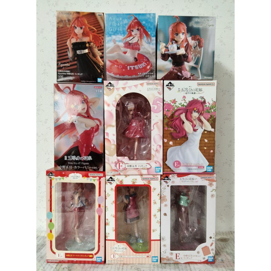 五等分の花嫁 中野五月 フィギュア 一番くじ アクリルスタンド 他まとめ売り