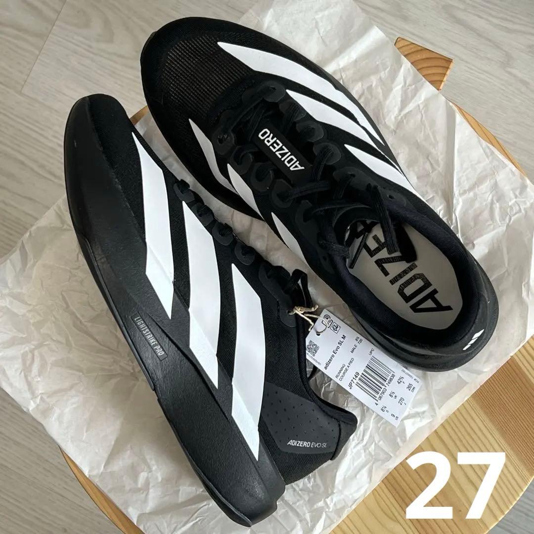 adidas Adizero Evo S L M 27.0cm 新品未使用