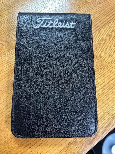 TEAM TITLEIST ヤーデージブック　スコアカード　ホルダー（カバー）①